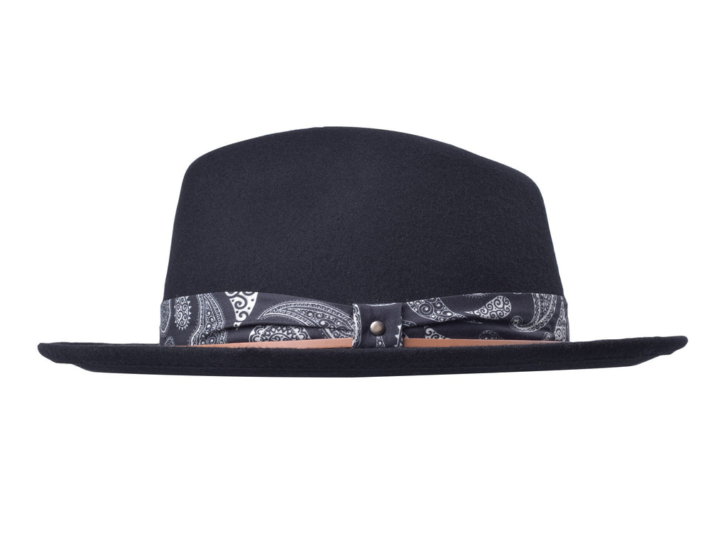 Casual Wool Felt Fedora Hat Lash