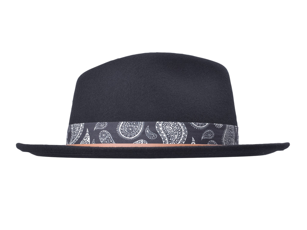 Casual Wool Felt Fedora Hat Lash