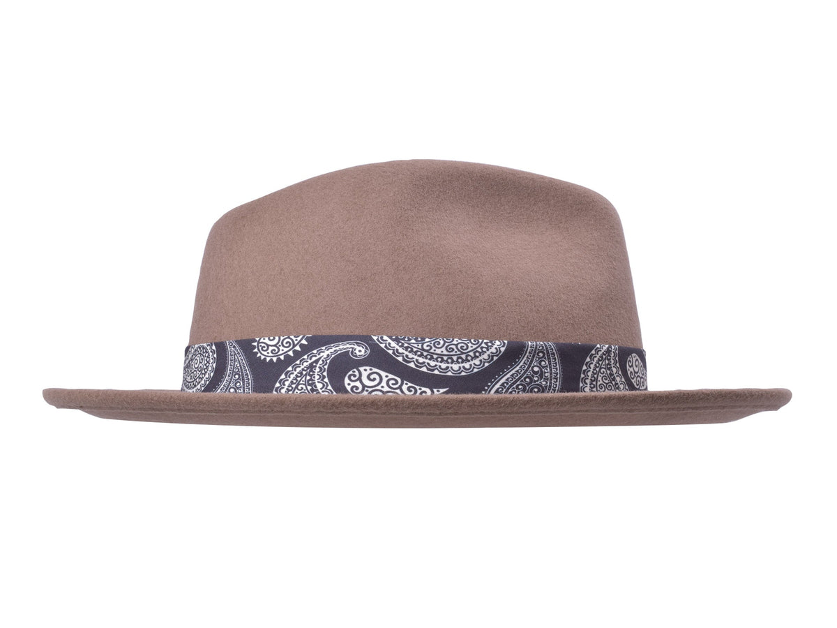 Casual Wool Felt Fedora Hat Lash