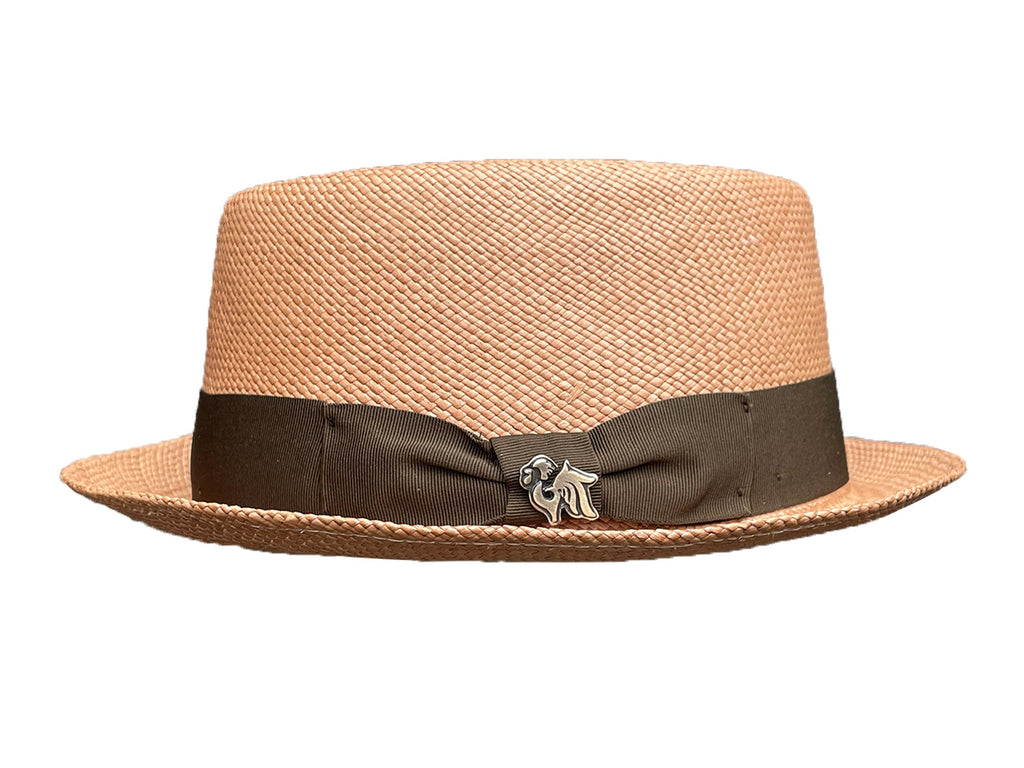 Pork Pie Trilby Panama Hat - Handwoven
