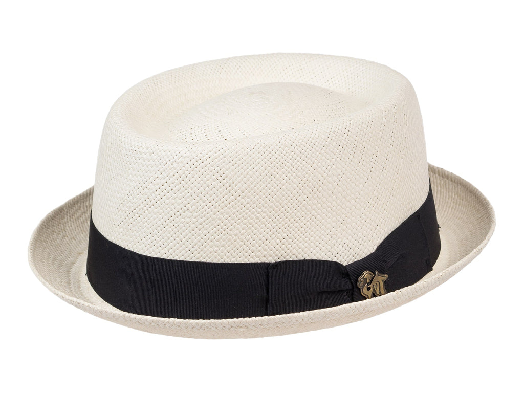 Pork Pie Trilby Panama Hat - Handwoven