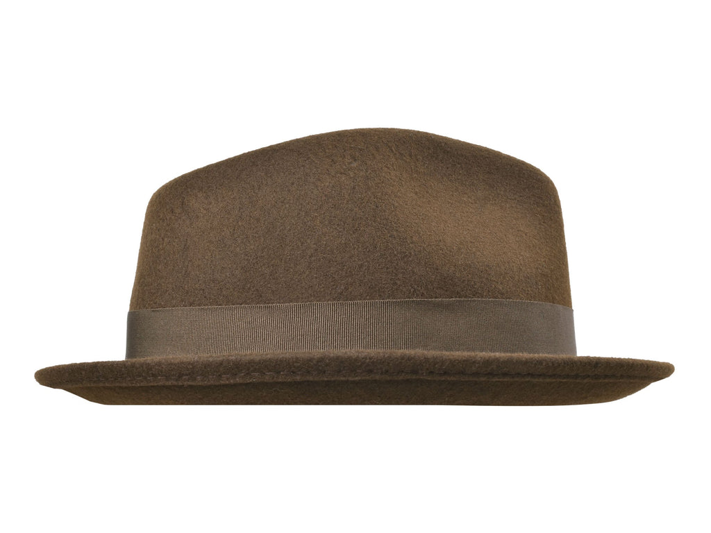 Wool Felt Fedora Hat Classic Roma Stingy