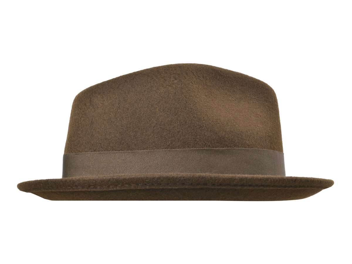 Wool Felt Fedora Hat Classic Roma Stingy