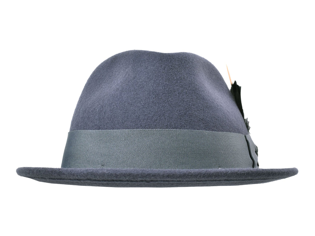 Wool Felt Fedora Hat Classic Roma Stingy