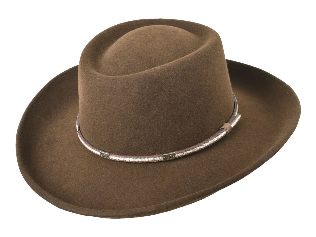 Outdoor Merino wool felt hat Rust