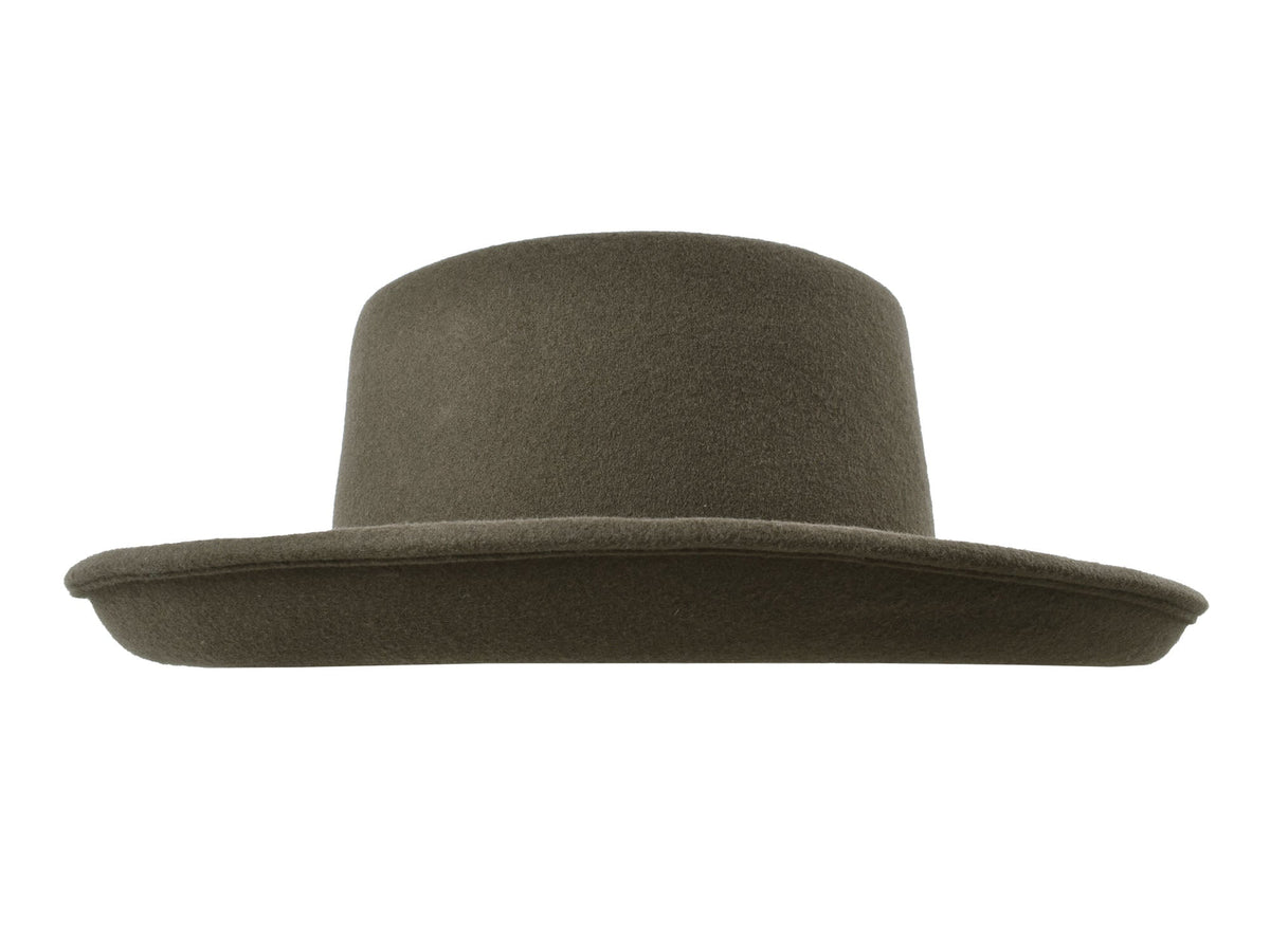 Outdoor Merino wool felt hat Rust