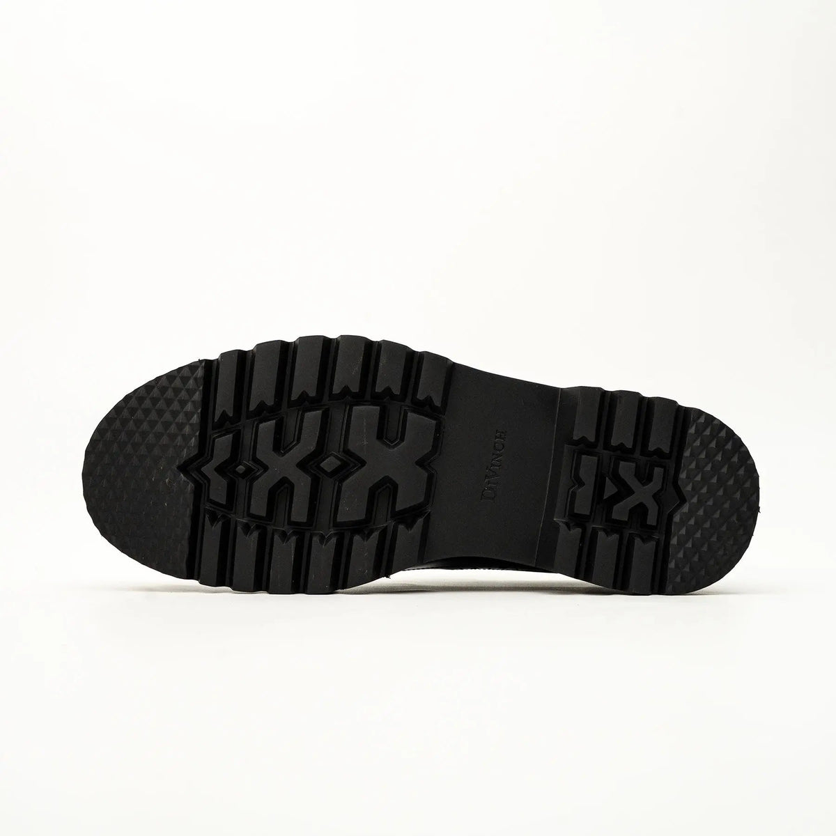 Blue-Black Wingtip Brogue Slip-On Shoes