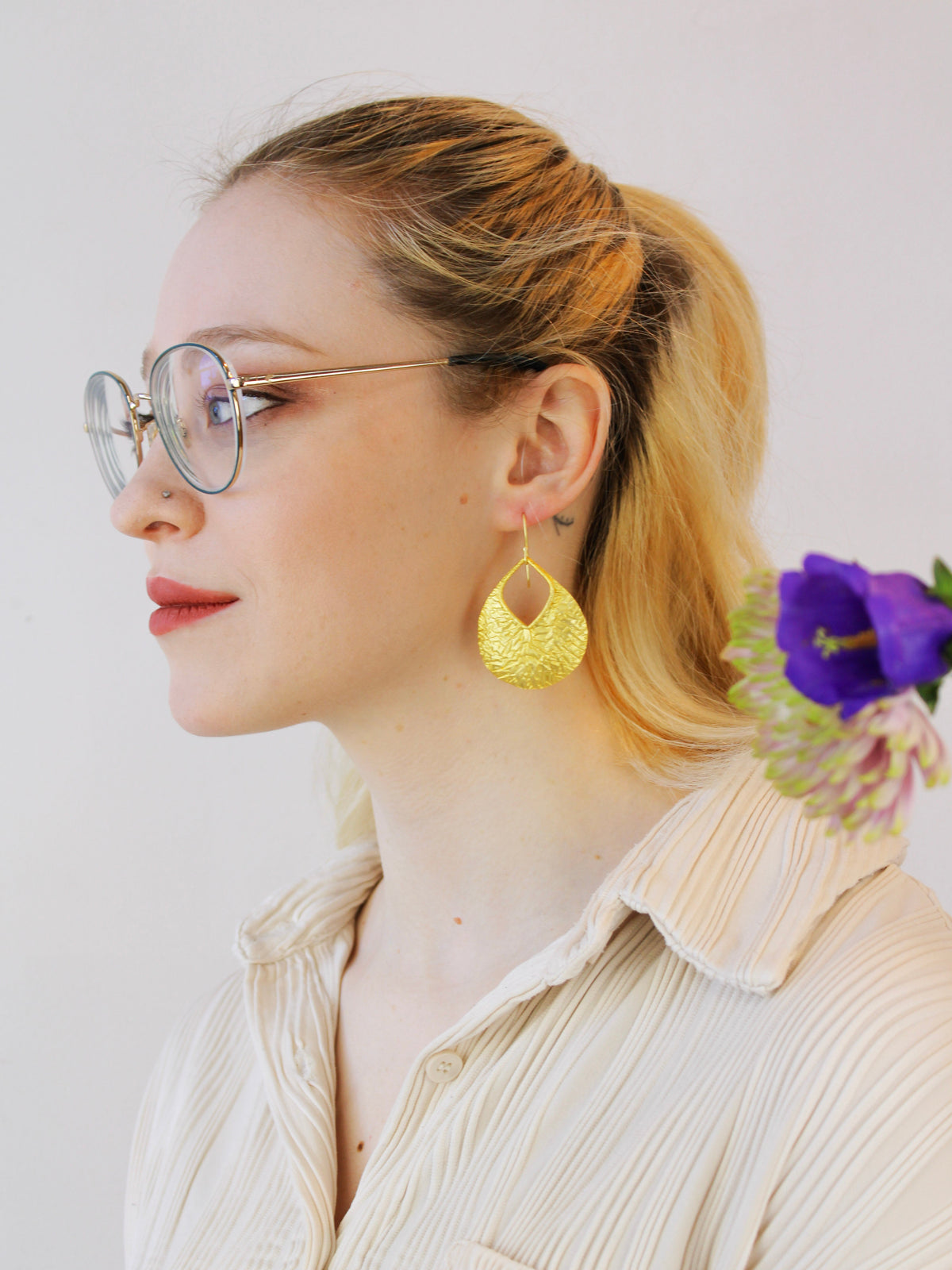 Camelia Drop Earrings