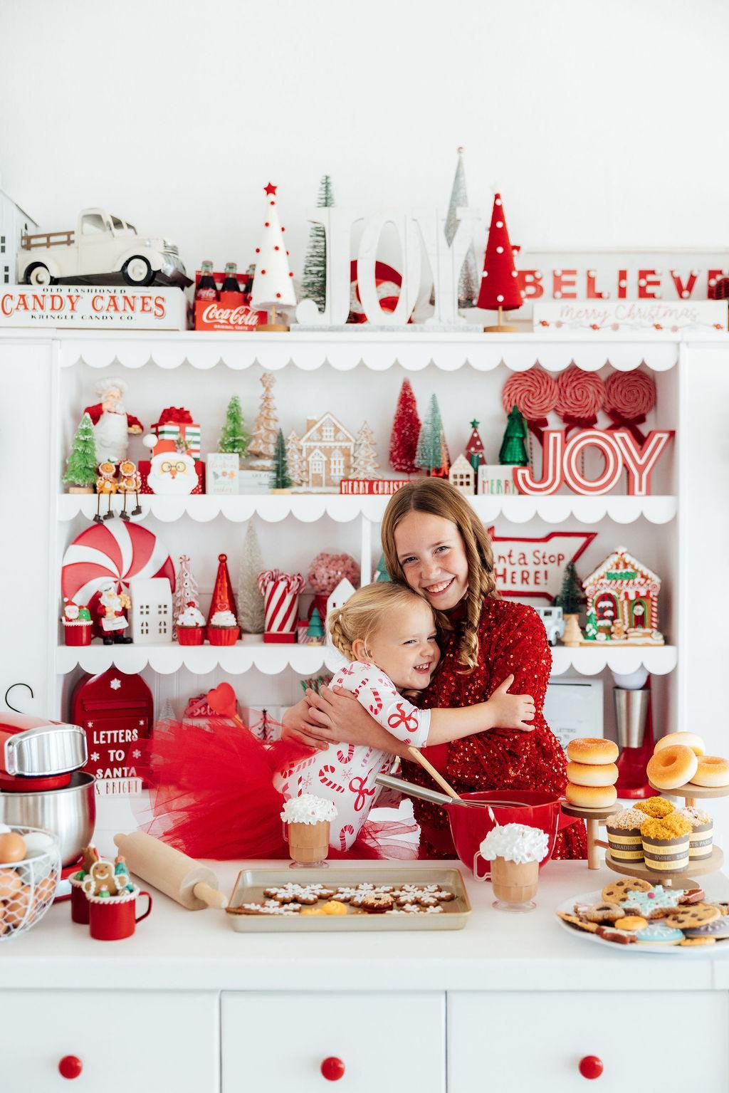 Candy Cane Lane 3/4 Tutu Leotard