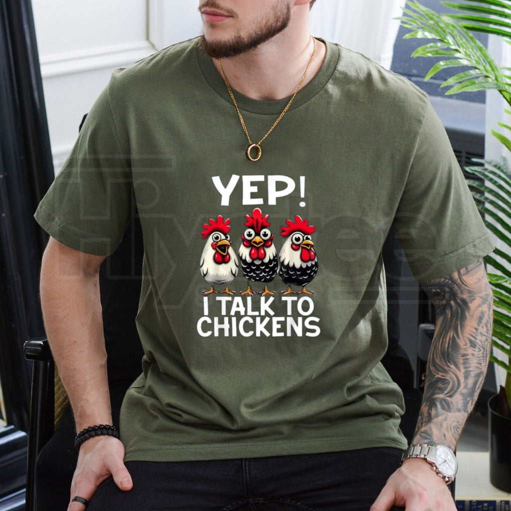 "Chicken Lover" – Funny Animal Enthusiast Casual Graphic Top