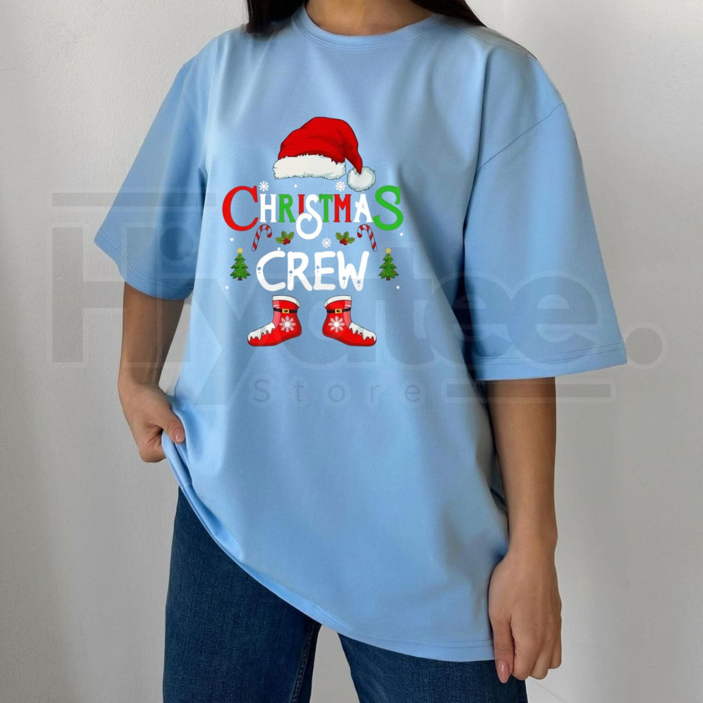 Christmas Crew Graphic T-Shirt – Matching Family Holiday Sports & Outdoor Tee