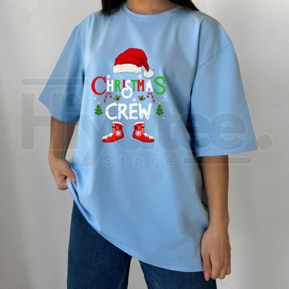 Christmas Crew Graphic T-Shirt – Matching Family Holiday Sports & Outdoor Tee