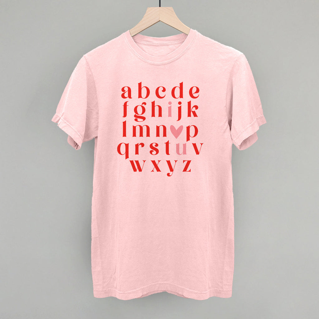 I Heart U Alphabet