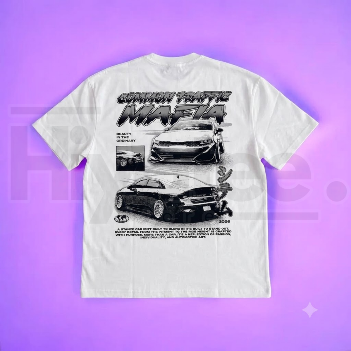 Common Traffic Mafia “ChromieK5” Tee – Streetwear Automotive Graphic Shirt