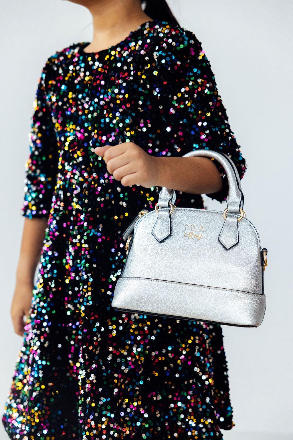 Confetti Velvet Sequin Dress