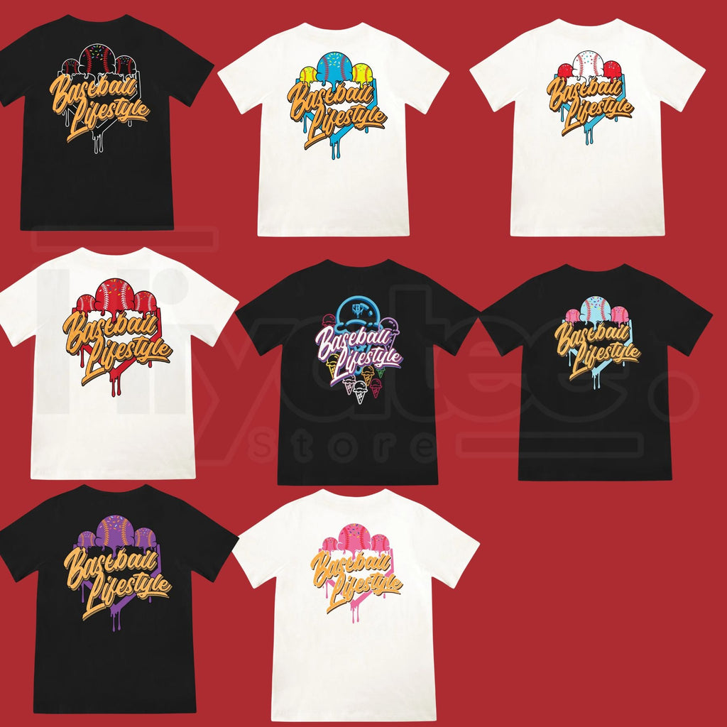 "Cotton Candy Dream" – Sweet Ice Cream Graphic Lightweight Youth Tee