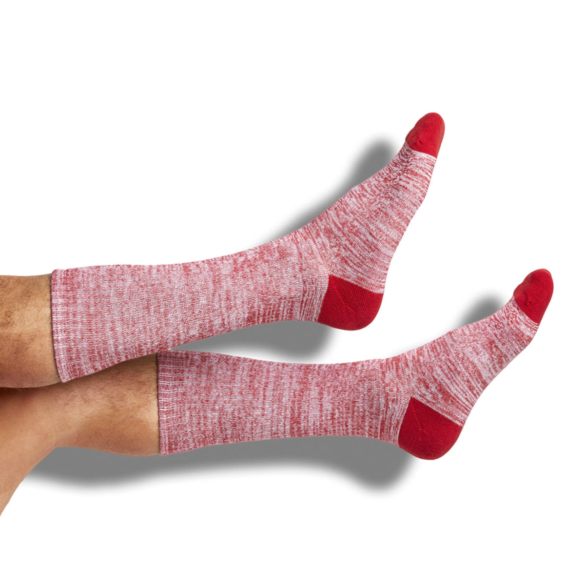 Crimson / White Mixed Socks 4 Pack -A