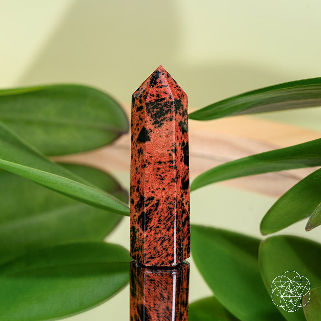 Cut the Cord, Keep Your Fire - Mahogany Obsidian Point