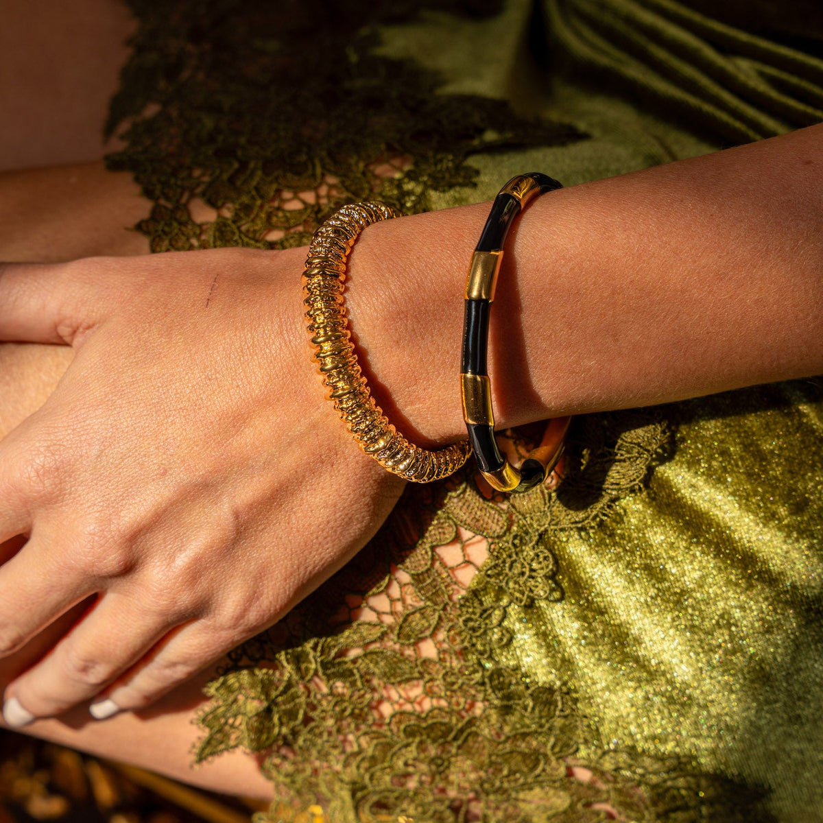 18K Gold-Plated Joy Bangle Bracelet