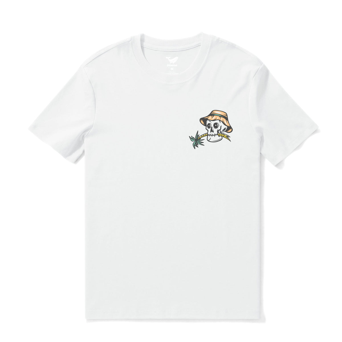 Hawaiian Tee For Men Taste of Tropical By Loindaflow Tee Crew Neck 100% Cotton - WHITE By Laihha Organna