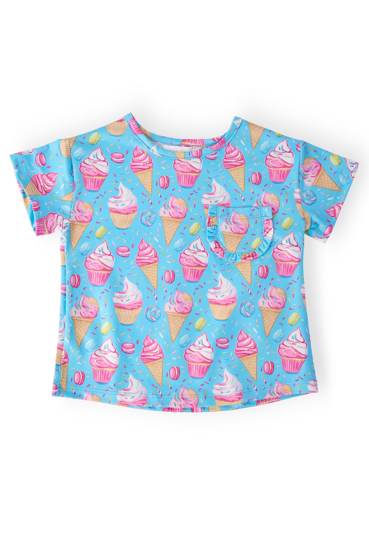Delightful Desserts Ruffle Pocket Tee