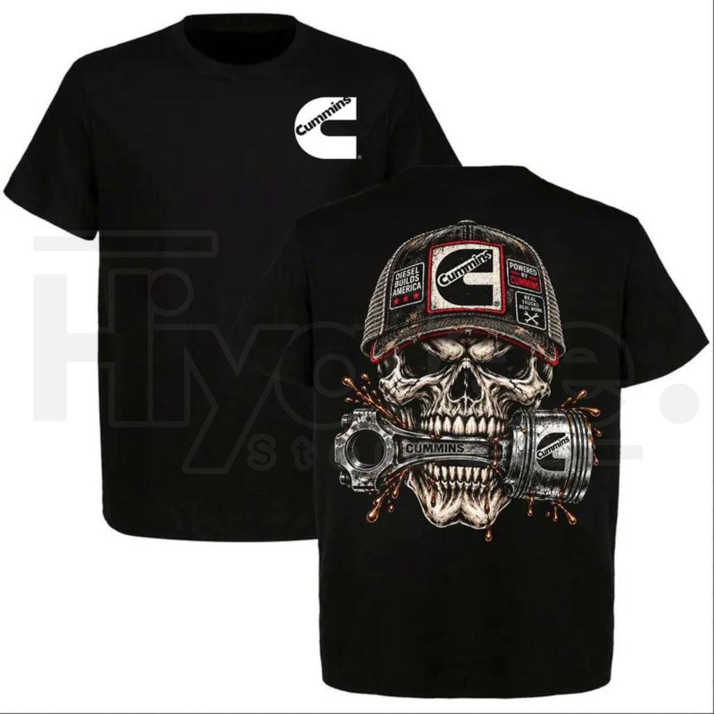 Diesel Skull T-Shirt – American Trucker Graphic Tee