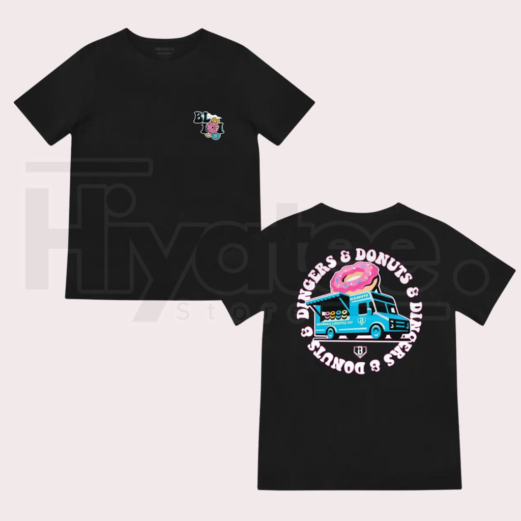 Donut Truck Lightweight Youth Tee – Funny Foodie Graphic Shirt, Short Sleeve Summer T-Shirt