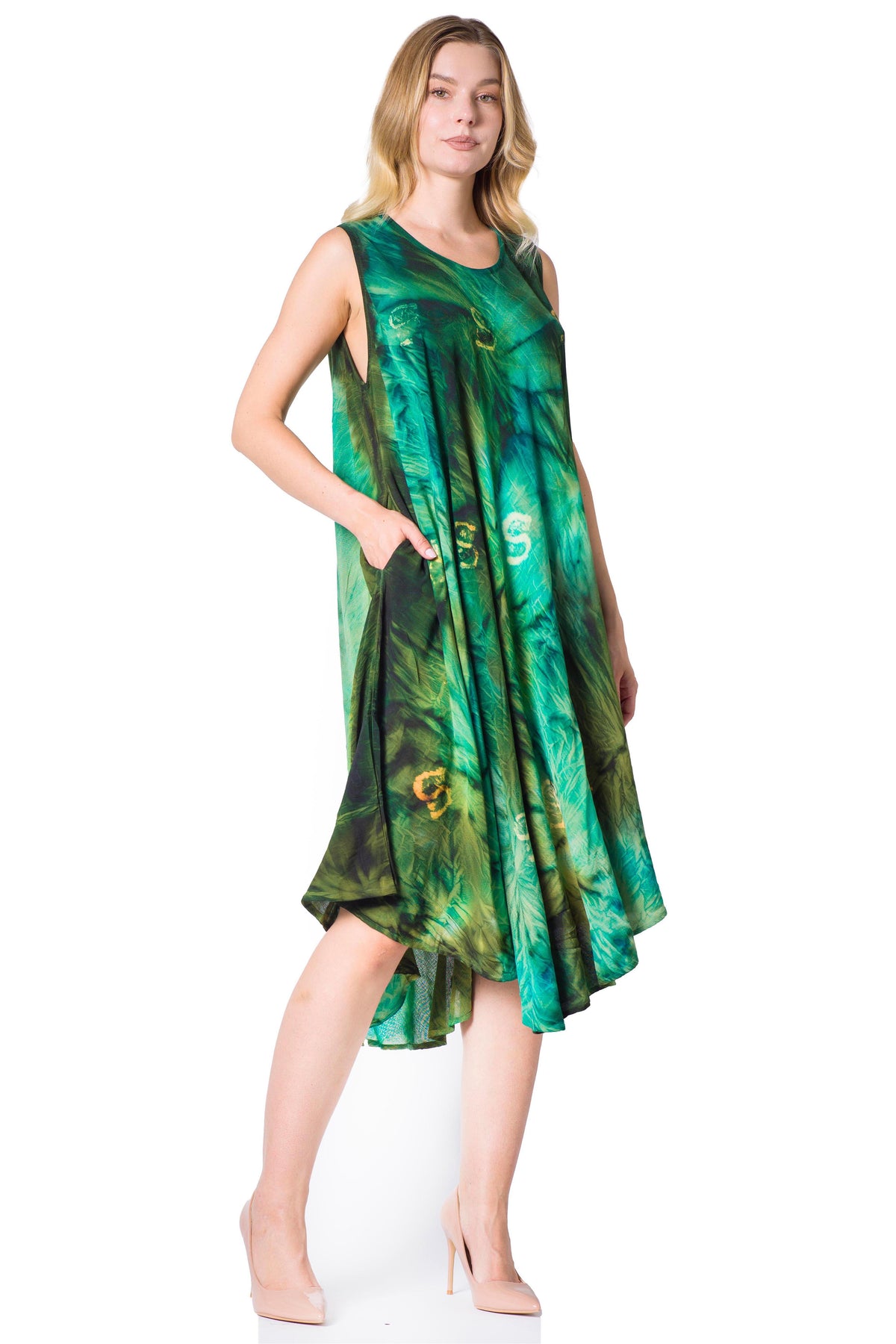 Sakkas Starlight Caftan Tank Dress / Cover Up