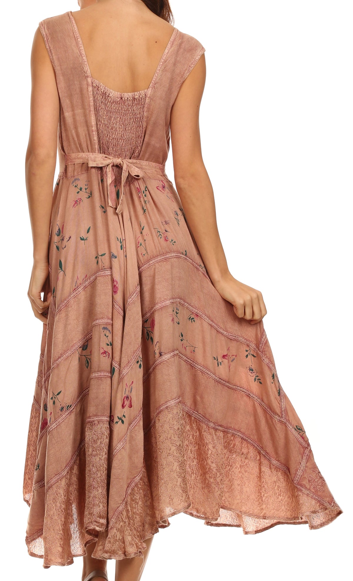 Sakkas Garden Goddess Corset Style Dress