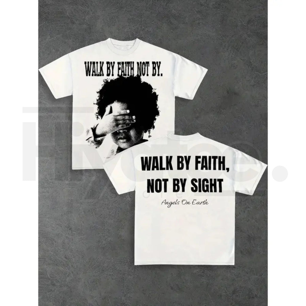 Faith Inspiring Bible Verse Graphic Tee – Casual Streetwear Short Sleeve Shirt