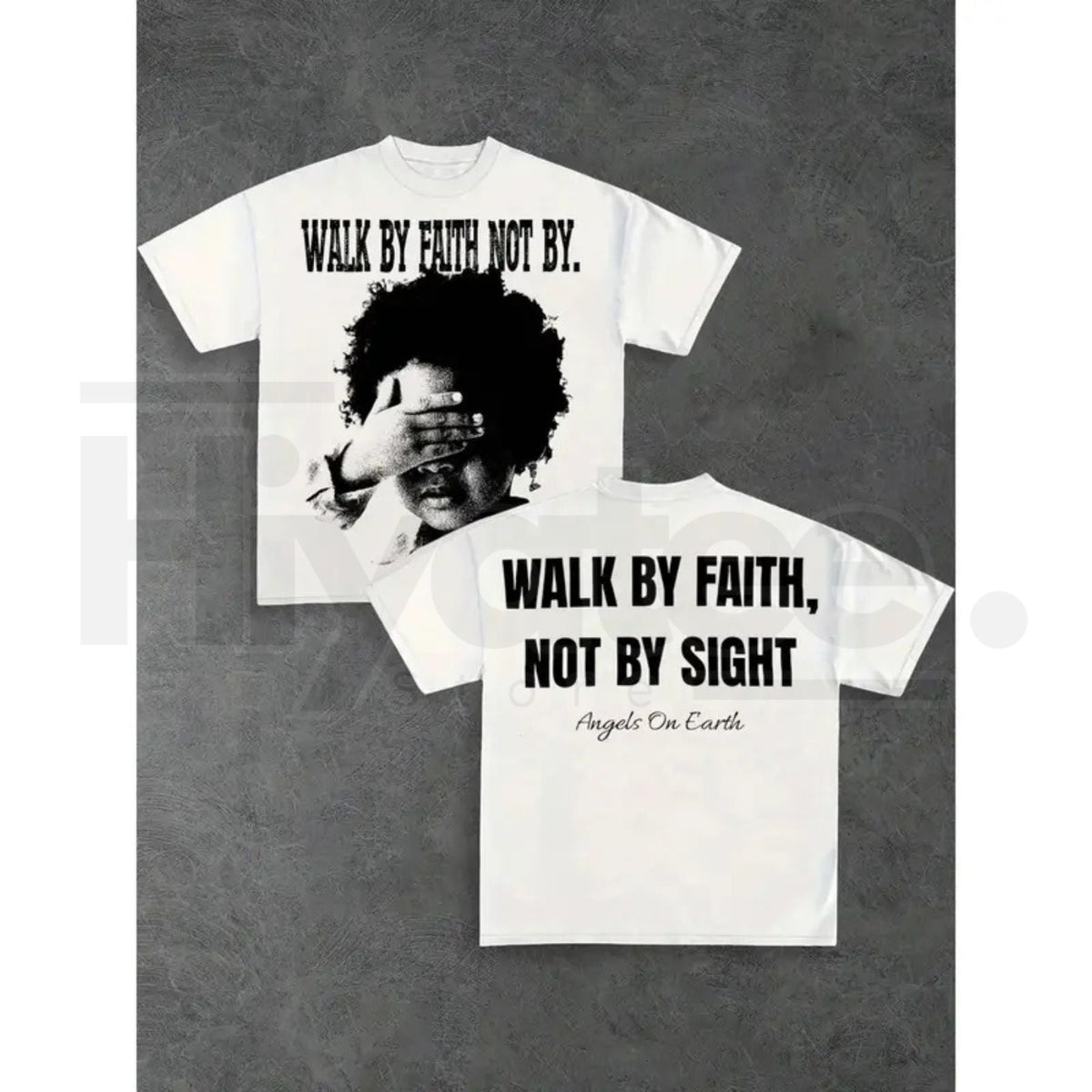 Faith Inspiring Bible Verse Graphic Tee – Casual Streetwear Short Sleeve Shirt