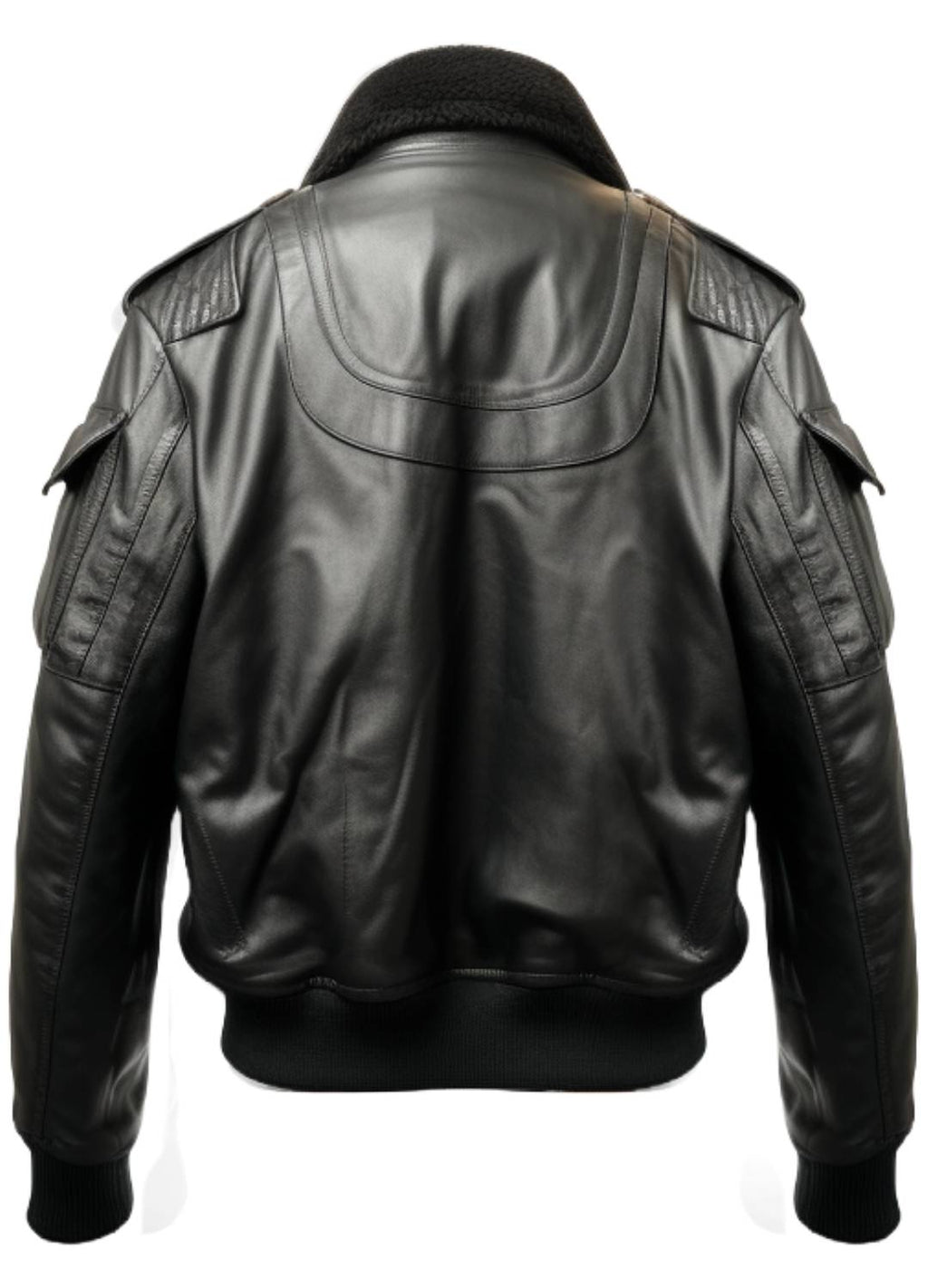 Men's Black Flight Leather Jacket