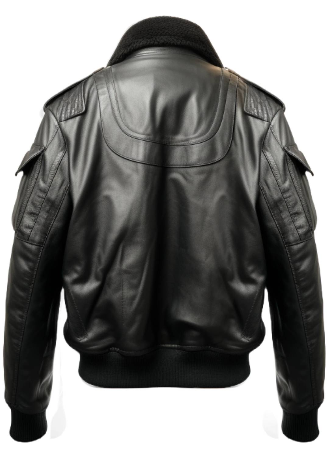 Men's Black Flight Leather Jacket