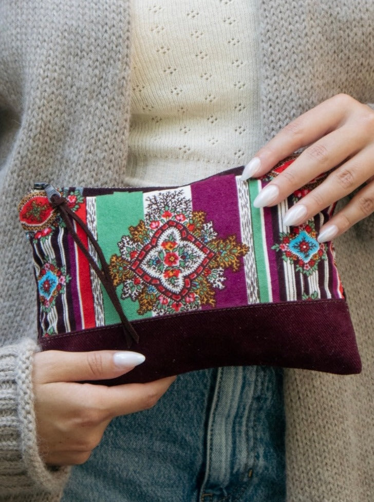 Bohemian Rhapsody Velvet Clutch