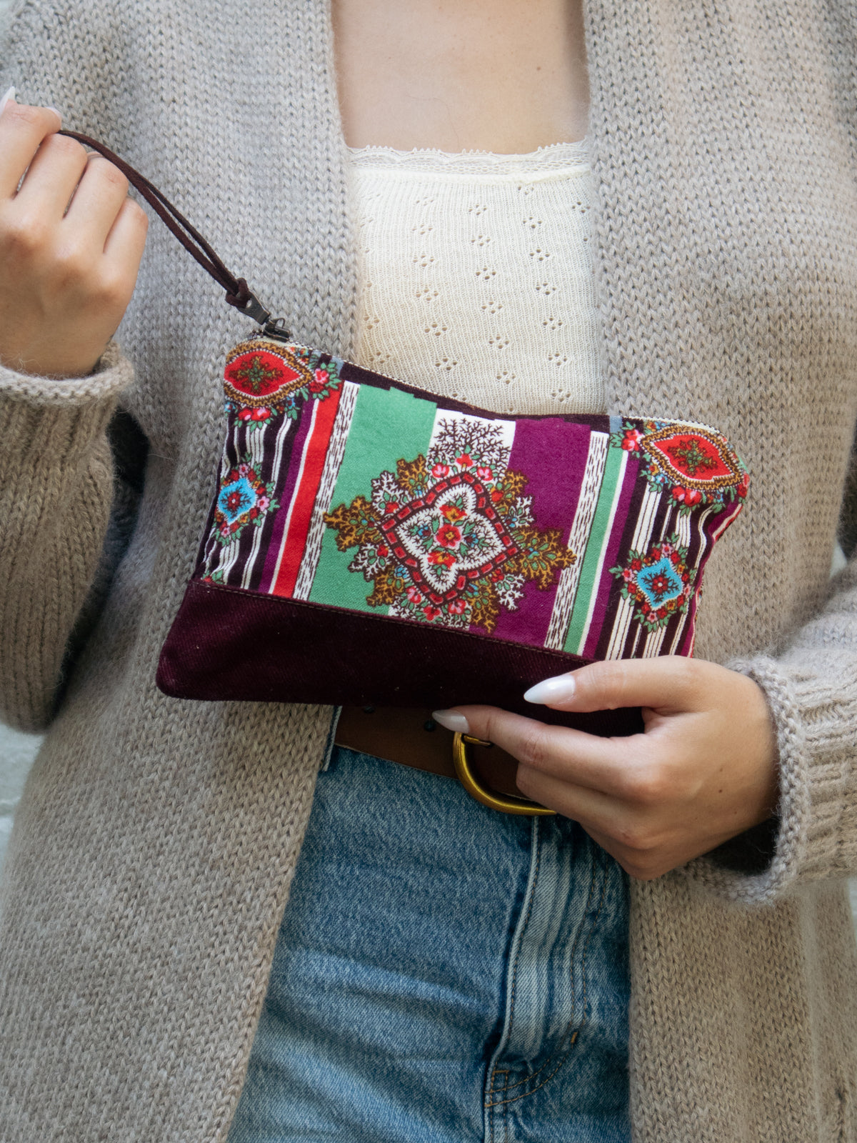 Bohemian Rhapsody Velvet Clutch