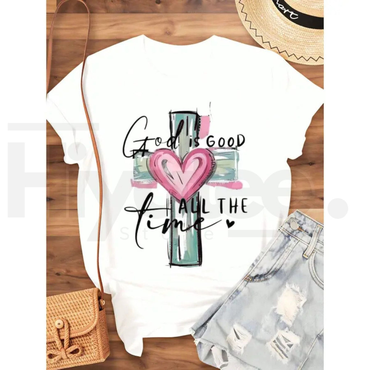 God Is Good Christian T-Shirt – Faith Based Short Sleeve Streetwear Graphic Tee