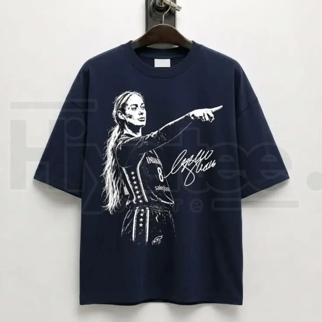 Graphic Sophie Cunningham Signature Basketball T-Shirt – High-Contrast Court Graphic Tee