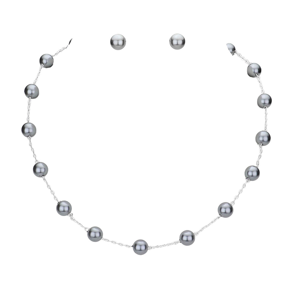 Metal Station Necklace