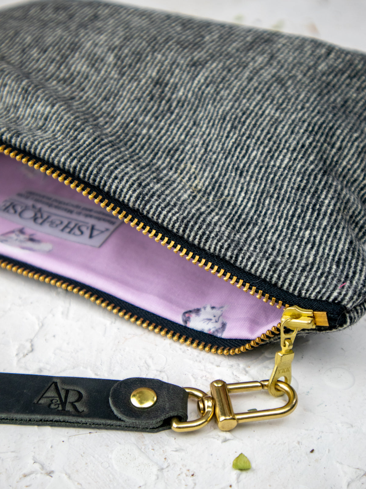 Felina Tweed Wristlet