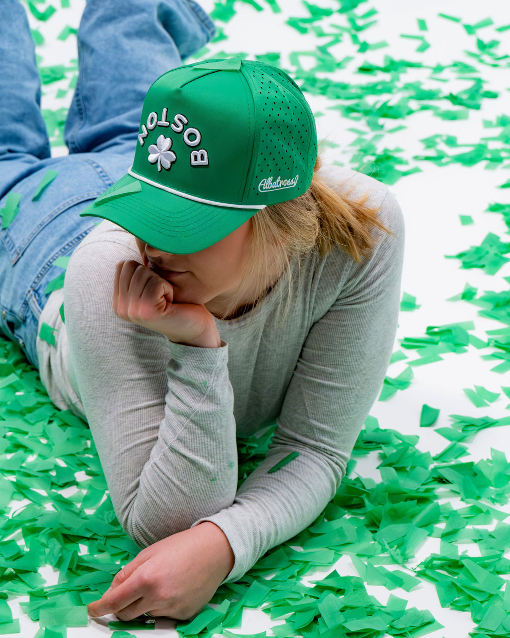 Southie Shamrock Boston Hat