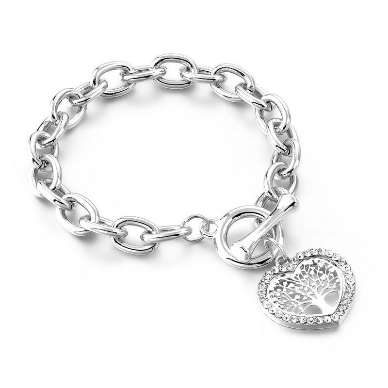 Modern New Fashion Elegant Chain Medalon Bracelet Amazing Luxury Classic Bracelet Women's Gold Bracelets Vintage Tree Of Life