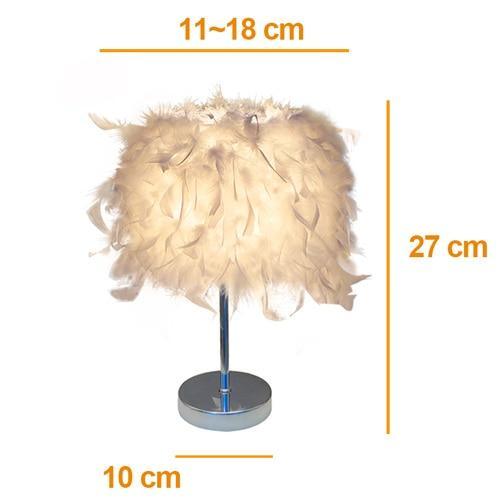 STEVVEX Reading Room Luxury Interesting Decor Heart Shape Feather Crystal Lamp Table Lamp for bedroom Light art decor home planetarium
