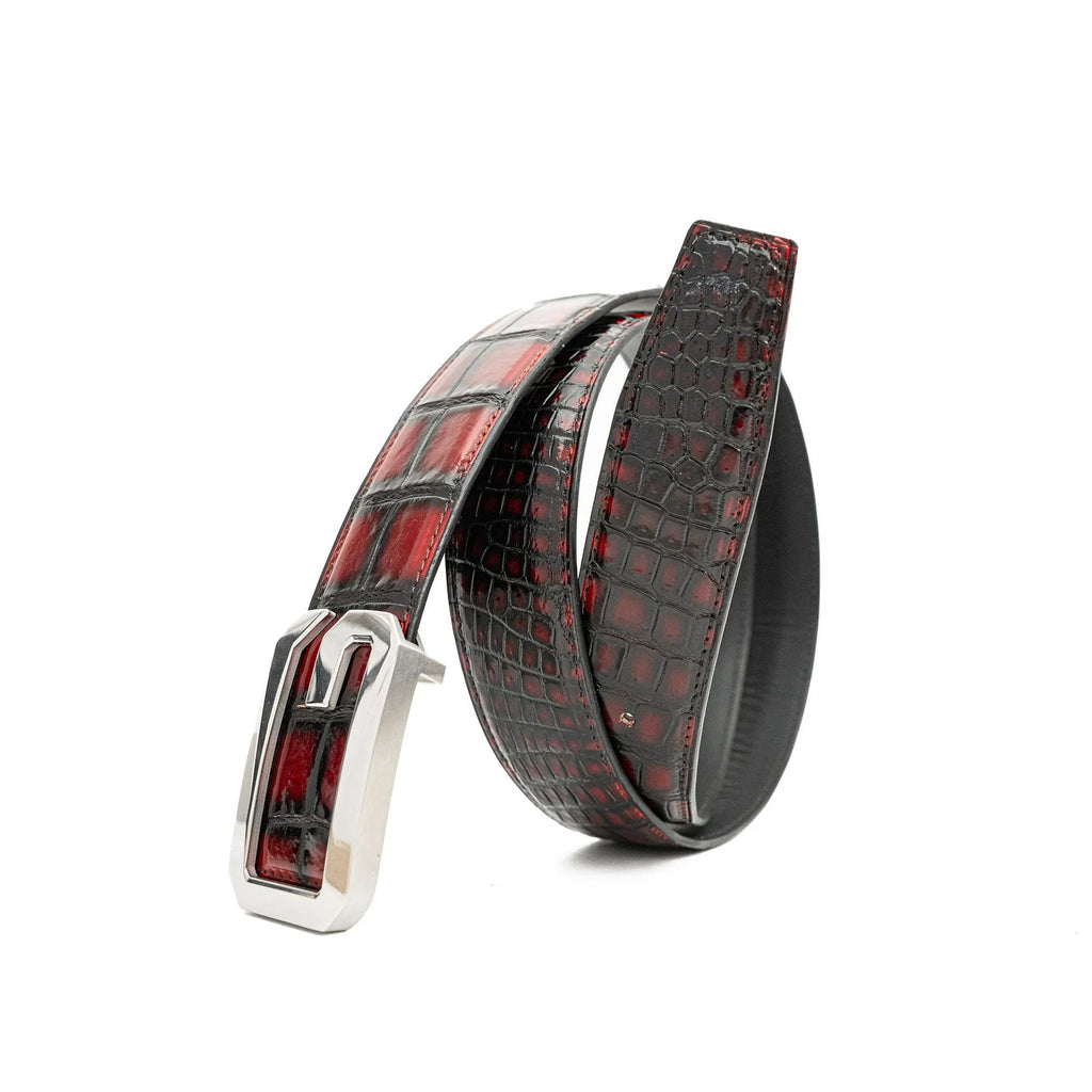 Handcrafted Alligator Leather Belts DVG02