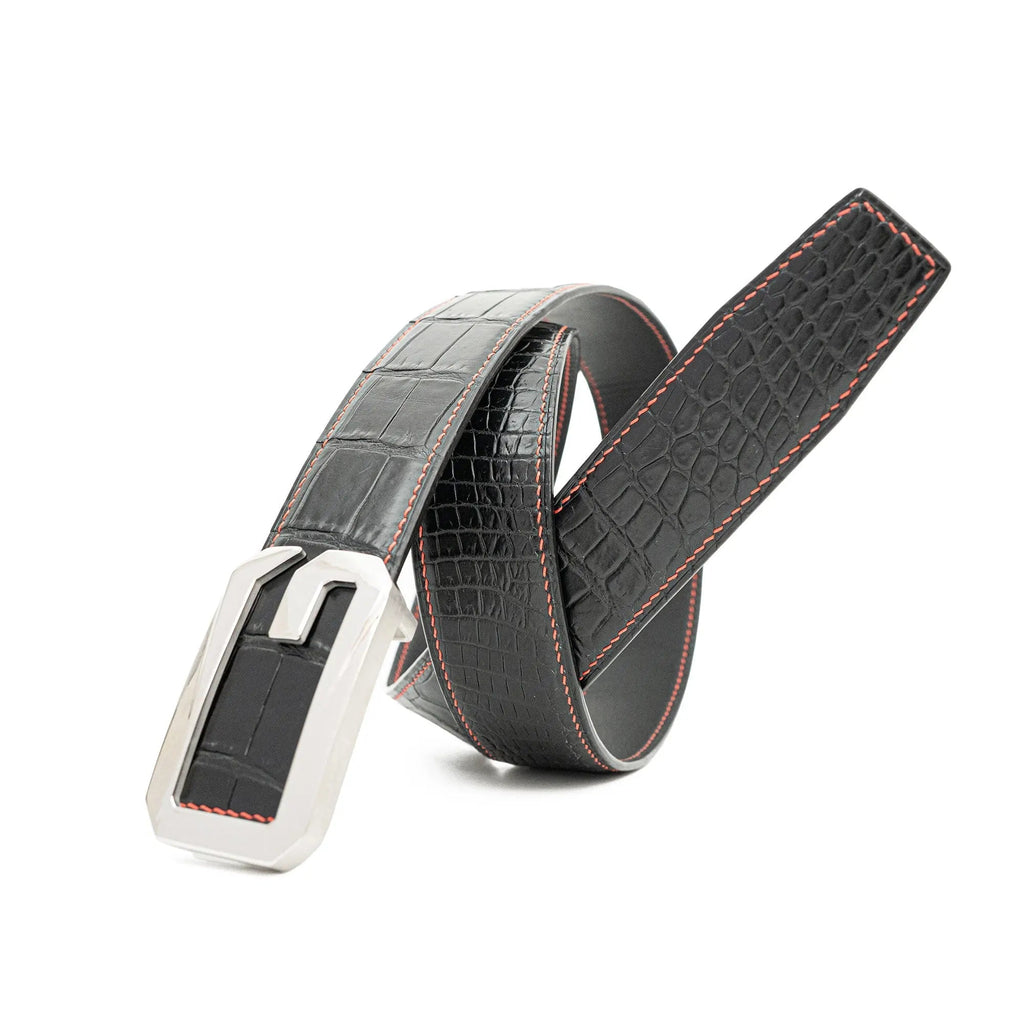 Handcrafted Alligator Leather Belts DVG19