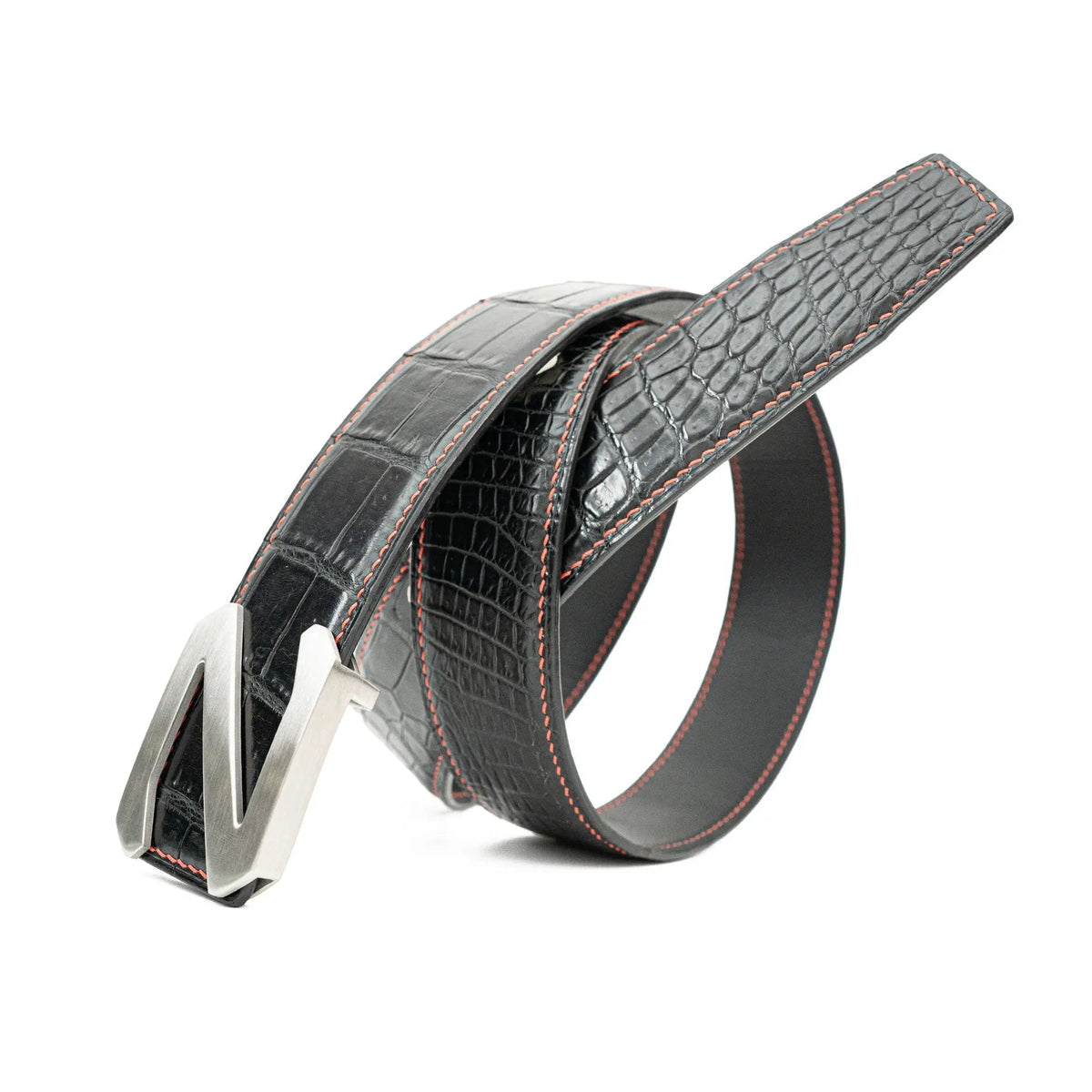 Handcrafted Alligator Leather Belts DVG199