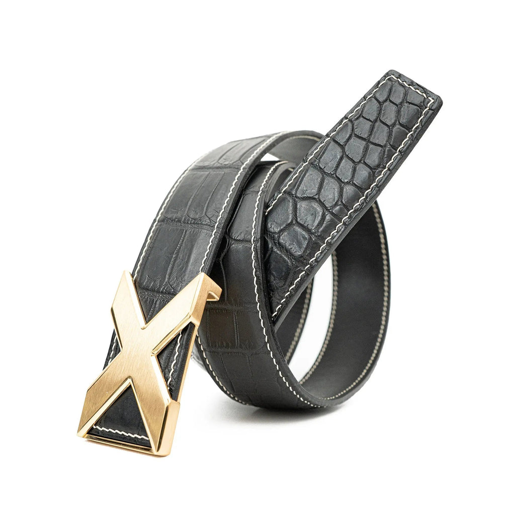 Handcrafted Alligator Leather Belts DVG2121