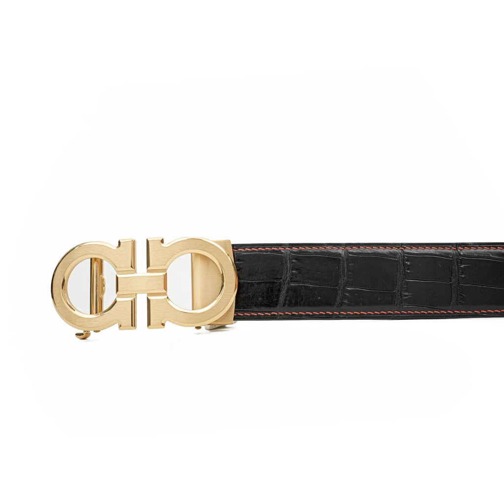 Handcrafted Alligator Leather Belts DVG259