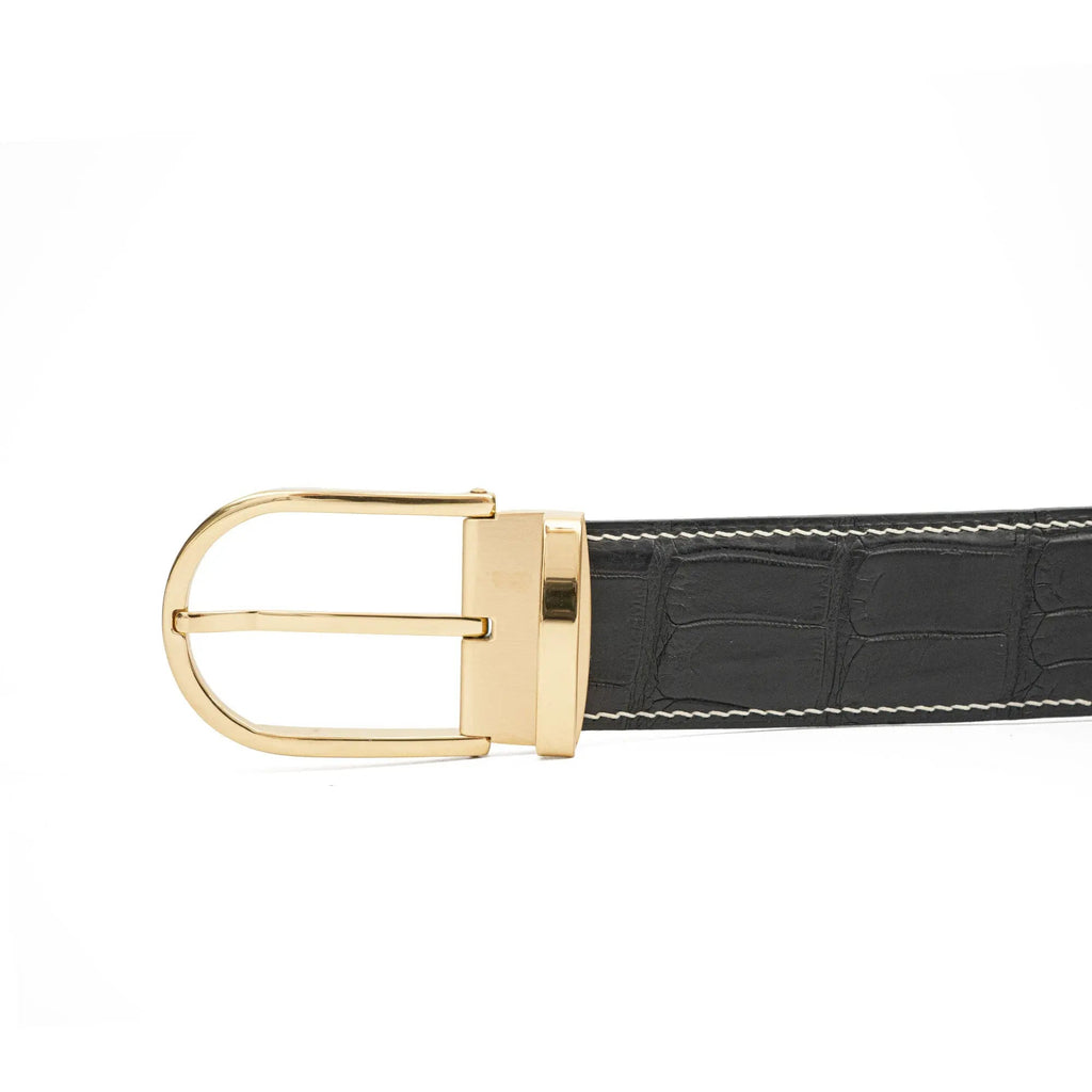 Handcrafted Alligator Leather Belts DVG304