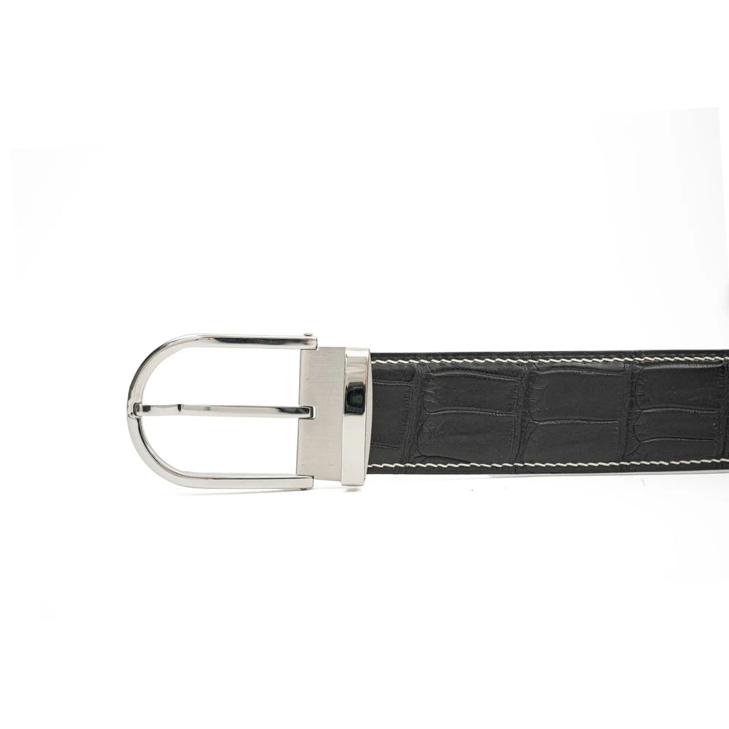 Handcrafted Alligator Leather Belts DVG304
