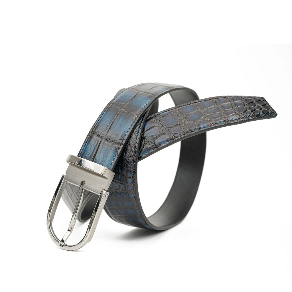 Handcrafted Alligator Leather Belts DVG331